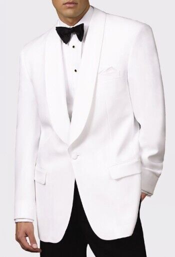 White Shawl Dinner Jacket